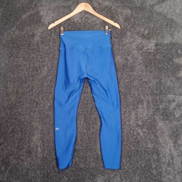 Alo yoga blue women's leggings size Medium women - Picture 2 of 6